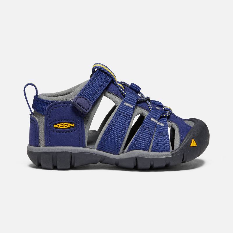 Keen Seacamp II CNX Baby Sandalen Kinder DE-96134 Blue Depths/Gargoyle - Keen Kinderschuhe Blau